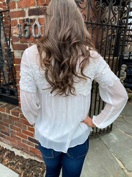 White Lace Blouse Sheer Under Tops Sheer Lace Blouse For Women See